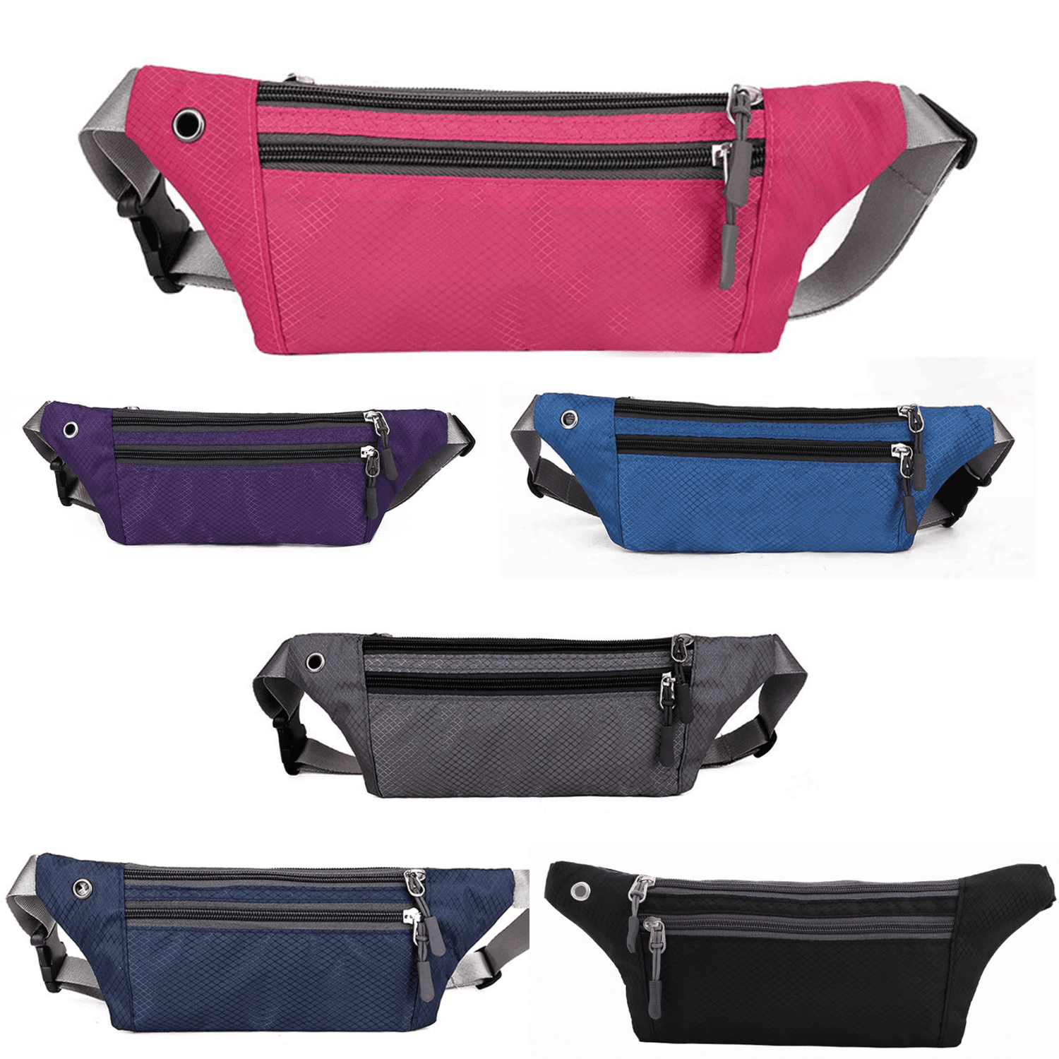 XGear Fitness Waterproof Fanny Pack for Running and Travel-0