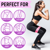 XGear Fitness Set of 3 Womens Butt and Hip Exercise Bands-2