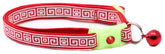 Greek Key Breakaway Cat Collar-5