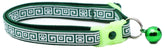 Greek Key Breakaway Cat Collar-2