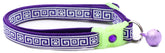Greek Key Breakaway Cat Collar-8