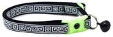 Greek Key Breakaway Cat Collar-9