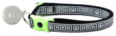 Greek Key Breakaway Cat Collar-20
