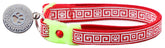 Greek Key Breakaway Cat Collar-16