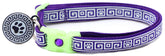 Greek Key Breakaway Cat Collar-19