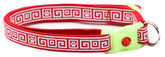 Greek Key Breakaway Cat Collar-52