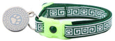 Greek Key Breakaway Cat Collar-21