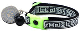 Greek Key Breakaway Cat Collar-38