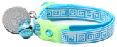 Greek Key Breakaway Cat Collar-36