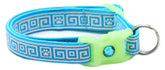 Greek Key Breakaway Cat Collar-59