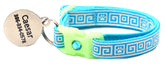 Greek Key Breakaway Cat Collar-42