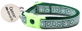 Greek Key Breakaway Cat Collar-39