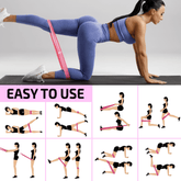 XGear Fitness Set of 3 Womens Butt and Hip Exercise Bands-4